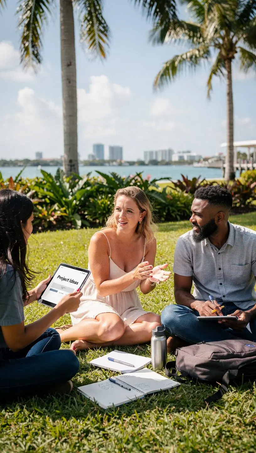 Modern office environment